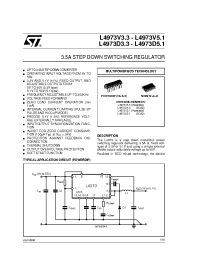 Datasheet L4973V3.3 manufacturer STMicroelectronics