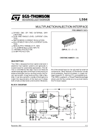 Datasheet L584 manufacturer STMicroelectronics