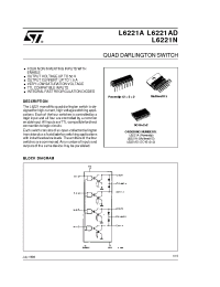 Datasheet L6221A manufacturer STMicroelectronics