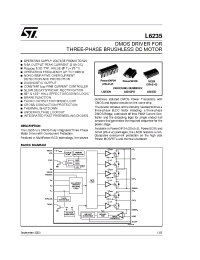 Datasheet L6235D manufacturer STMicroelectronics