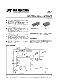 Datasheet L6374 manufacturer STMicroelectronics