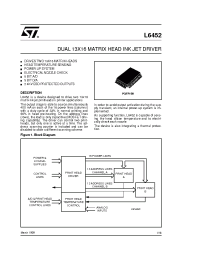 Datasheet L6452 manufacturer STMicroelectronics