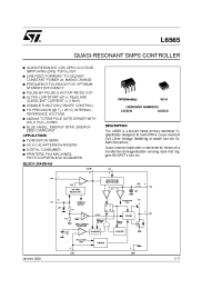 Datasheet L6565D manufacturer STMicroelectronics
