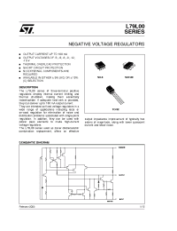 Datasheet L79L00 manufacturer STMicroelectronics