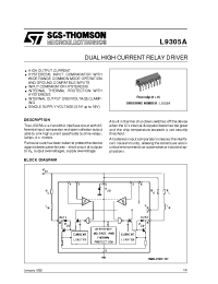 Datasheet L9305A manufacturer STMicroelectronics