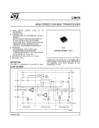Datasheet L9616 manufacturer STMicroelectronics