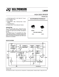 Datasheet L9820 manufacturer STMicroelectronics