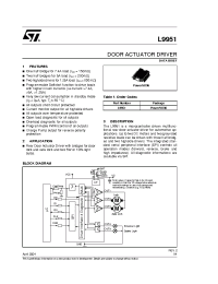 Datasheet L9951 manufacturer STMicroelectronics