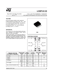 Datasheet LCDP1511DRL manufacturer STMicroelectronics