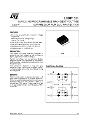 Datasheet LCDP1521 manufacturer STMicroelectronics