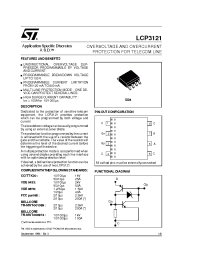 Datasheet LCP3121 manufacturer STMicroelectronics