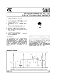 Datasheet LD1085CXX manufacturer STMicroelectronics