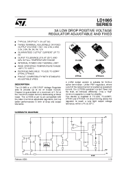 Datasheet LD1085XX производства STMicroelectronics