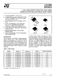 Datasheet LD1086D2 manufacturer STMicroelectronics