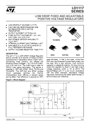 Datasheet LD1117D manufacturer STMicroelectronics