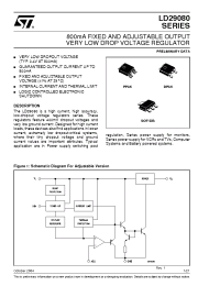 Datasheet LD29080 производства STMicroelectronics