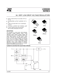 Datasheet LD29300 manufacturer STMicroelectronics