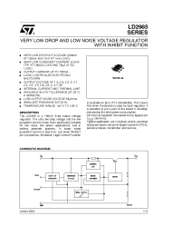 Datasheet LD2985AM38R manufacturer STMicroelectronics