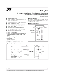 Datasheet LDO517 manufacturer STMicroelectronics