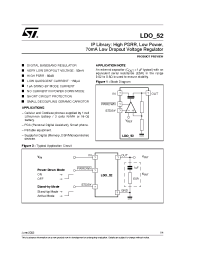 Datasheet LDO52 manufacturer STMicroelectronics