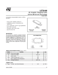 Datasheet LET8180 manufacturer STMicroelectronics