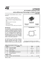 Datasheet LET9045S manufacturer STMicroelectronics
