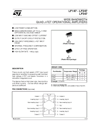 Datasheet LF347 manufacturer STMicroelectronics