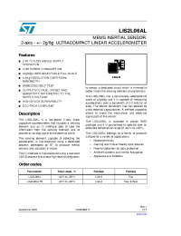 Datasheet LIS2L06ALTR manufacturer STMicroelectronics