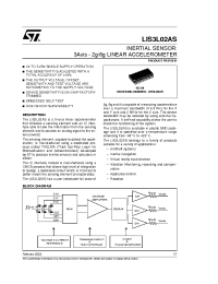 Datasheet LIS3L02AS manufacturer STMicroelectronics