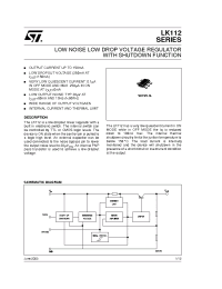 Datasheet LK112M13TR manufacturer STMicroelectronics