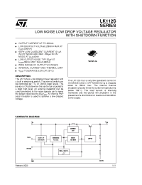 Datasheet LK112SM14TR manufacturer STMicroelectronics