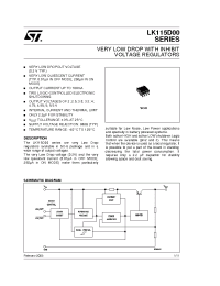 Datasheet LK115XX20 manufacturer STMicroelectronics