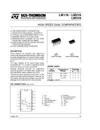 Datasheet LM119D manufacturer STMicroelectronics
