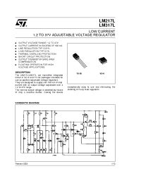 Datasheet LM217L manufacturer STMicroelectronics