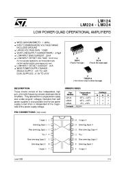 Datasheet LM224DT manufacturer STMicroelectronics