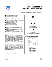 Datasheet LM258AD manufacturer STMicroelectronics