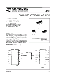 Datasheet LM272 manufacturer STMicroelectronics