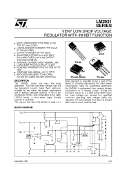 Datasheet LM2931D manufacturer STMicroelectronics