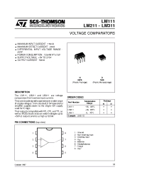 Datasheet LM311N manufacturer STMicroelectronics