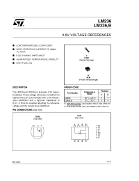 Datasheet LM336AP manufacturer STMicroelectronics