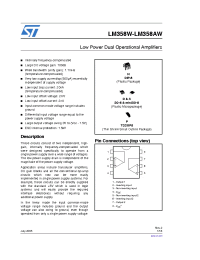 Datasheet LM358AW manufacturer STMicroelectronics