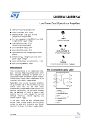 Datasheet LM358AWDT manufacturer STMicroelectronics