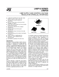 Datasheet LNBP13SP-TR производства STMicroelectronics