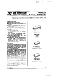 Datasheet M145028B1 manufacturer STMicroelectronics
