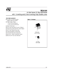 Datasheet M24164-WMN1T manufacturer STMicroelectronics