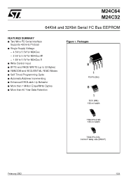 Datasheet M24C64-S manufacturer STMicroelectronics