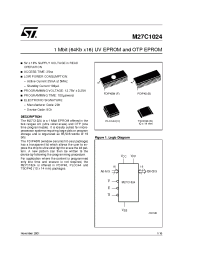 Datasheet M27C1024-10-6 manufacturer STMicroelectronics