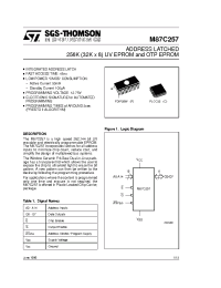 Datasheet M27C257 manufacturer STMicroelectronics