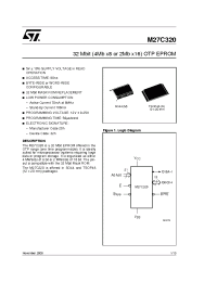 Datasheet M27C320-80 manufacturer STMicroelectronics