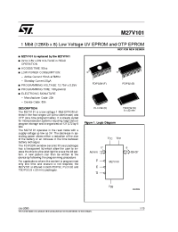 Datasheet M27V101-200-1 manufacturer STMicroelectronics